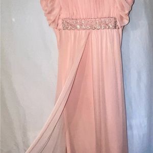 Blush dress, NWT, made by the company “Connected.”